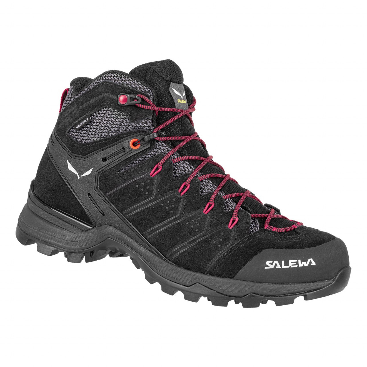 Salewa Alp Mate Mid Waterproof Bayan Yürüyüş Ayakkabısı Siyah/Pembe Türkiye 567492XPA